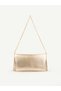 Gold Shk350 Chain Strap, Magnetic, 3 Compartments, Women's Evening Dress and Clutch, Hand and Shoulder Bag - 5