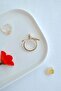 Adjustable Bow Ring with Zircon Stone - 5