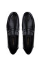 Men's Genuine Leather Black Loafer Shoes - 5