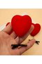 Large Size Heart-Shaped Swinging Spring Buckle 2 Pieces - 2