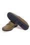 Green Color Laceless Genuine Leather Men's Shoes - 3