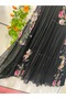 Patterned Three-Layer Chiffon Skirt with Lining - 3