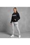 Hooded Tracksuit 2-Piece Combination Winter Thick Nasa Printed Women's / Men's Unisex Model