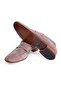 Mink Color Laceless Genuine Leather Suede Men's Shoes - 3