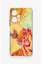 Poco F5 Compatible Tiger of the Sun Patterned Silicone Case - 2
