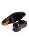 Black Color Laceless Genuine Leather Velvet Men's Shoes - 2