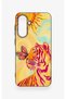 Samsung A56 Compatible Tiger of the Sun Patterned Silicone Case - 2