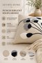 Set of 4 Punch Throw Pillow Covers – Same Color and Pattern – Decorative Linen Throw Pillow 43X43 cm - 5