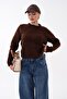 Women's Knitted Patterned Knitwear Knitted Sweater 265031 - - 2