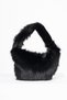 Women's Winter Black Handbag Lolita Plush Bag C19