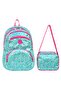 Girl's Patterned Backpack – Multi-Compartment School and Daily Use Bag 42X32X18 cm