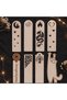 🌿   Wooden Bookmarks Set of 8 |   Laser Cut Decorative Wooden Bookmark |   Special Gift for Book Lovers - 2