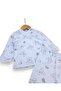 Baby Boy Teddy Bears Printed Front Snap Fastener 2-Piece Top and Bottom Set, 100% Cotton 3-6-9-12 Months Set - 6