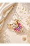 Special Series Gold Metal and Crystal Stone Detailed Latch Buckle 8cm - 2