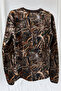 Hunting 3 Threaded Rope Inside Saz Pattern Crew Neck Camouflage Winter Sweatshirt Top - 3