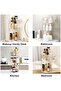 Makeup Organizer 3 Tier 360° Rotating Cosmetic Desk Storage Perfume Display Case Cosmetic Holder - 6