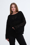 Boat Neck Openwork Knitwear T2953 - 5