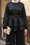 Scuba Black Suit with Belt and Pants - 2