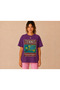 Unisex Oversize Tennis Printed T-Shirt 100% Cotton Tennis Themed Comfortable Fit Short Sleeve T-Shirt