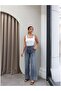 High Waist Front Seam Jean - 4