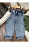 Leather Jacket with Fur Inside, Lycra, Elastic Waist Belt, Lycra Jeans, Long Sleeve, Badi 4-Piece Baby Boy Set - 5