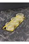 3-Piece Gold Maya Crystal Glass Snack Bowl – Nuts and Dessert Serving Set with Butterfly Lid Tray - 7 Pieces - 3