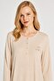 Premium Collection Women's Comfortable Fit Long Sleeve Long Nightgown - 2