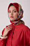 وشاح حرير تويل 100% بنمط بيج أوبجي 4409-81 - 2