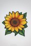 Sunflower Form Embroidered Cocktail Napkin 1 Piece - 2