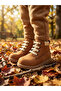 Genuine Leather Lace-Up Full Custom Orthopedic Children's Boots