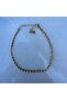 Double Row Steel Anklet with Bead Chain - 2