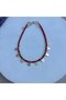 Red Afghan Beaded Square Plate Anklet - 3