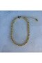 Gold Beaded Chain Anklet - 2