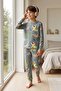 Dinosaur Patterned Boy's Pajama Set - 3