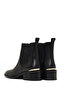 Women's Black Leather Chelsea Boots Wf170014Dv - 6
