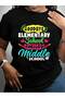 تي شيرت بطباعة جرافيكية باللون الأسود من Goodbye Elementary Hello Middle Back To School - 2