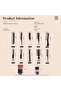 10Pcs Hair Styling Comb Set, Professional Rat Tail Combs, Wide Tooth & Fine Tooth Hair Combs for Hair Parting, Sectioning, Braiding, Teasing & Styling, Unisex Hairdressing Tools - 3