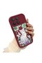 Poco F8 Pro 5g Compatible Case Camera Protective Cat Case Claret Red Lover Couple Silicone Phone Case - 2