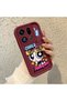 Oppo Find X9 Pro 5g Compatible Case Camera Protective Cartoon Pattern Maroon Lover Couple Silicone Phone Case - 3
