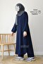 Kevser Umre Double Set Navy Blue