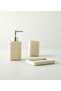 Clave Polyresin 3-Piece Bathroom Set Beige - 3