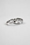 Women's Silver Color 2-Piece Ring Set Patterned Minimal Model - 6
