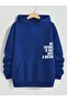 My Future Printed Oversized Unisex Women'S/Men's Hooded Sweatshirt