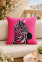 Pink Leopard Cherry Zebra Lip Pattern Decorative Throw Pillow Cover – Set of 6 (Double Sided) - 6