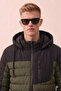 Zra regular fit water and cold resistant removable hooded winter men's jacket coat - 4