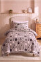 Cactus Patterned Single Duvet Cover Set |   Cotton |   160X220 cm Duvet Cover, 1 Piece 50X70 cm Pillowcase and Fitted Sheet |   Cute and Durable - 3
