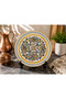Single Copper Coffee Presentation Tray – Handcrafted Patterned Turkish Coffee Serving Plate - 3