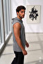 Men's Nardo Gray Hooded Sleeveless Plain Undershirt - 2