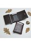 100% Genuine Leather Credit Card Holder and Wallet with Mechanism and Coin Slot