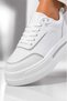 Women's Stylish, 5 cm Elevated Sole, Lace-Up, Casual Sports Shoes - 4